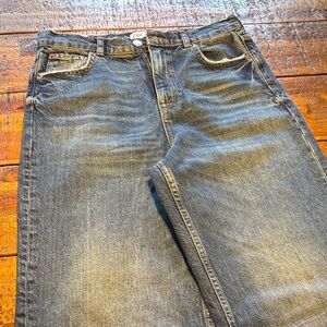 Zara Wide-Leg Women's Jeans in Washed Blue Denim